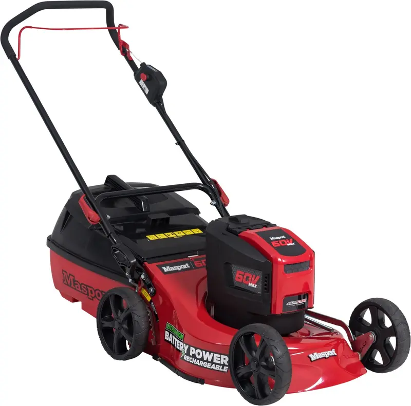 Masport Al 60V 18-Inch 2-In-1 Cordless Lawn Mower Kit With 2.5Ah Battery 1