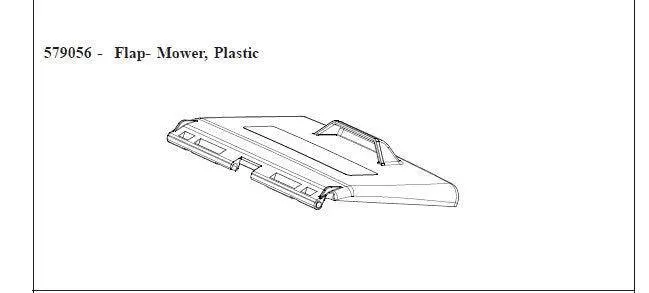 Masport And Morrison Lawn Mower Flap – Fits 19" And 21" Decks (Part 579056) 1