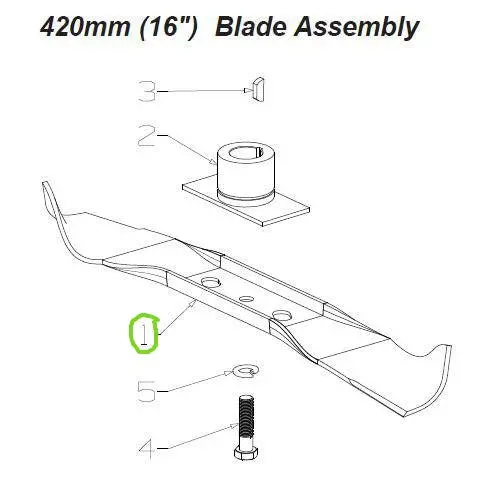 Masport / Morrison 16-Inch Bar Blade – #564514 1