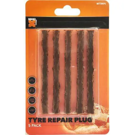 Maxitrac Mttrkp2 Tyre Repair Plug Kit – 5-Piece Emergency Flat Fix 1