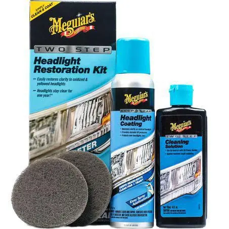 Meguiar’S G2970 Two-Step Headlight Restoration Kit For Uv-Damaged Lenses 1