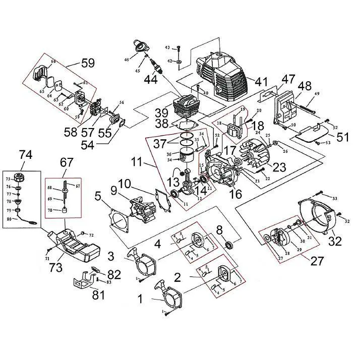 Morrison Carburetor Manifold For Bc430 Engine 1