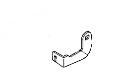 Motorcycle Throttle Cable Mounting Bracket 1