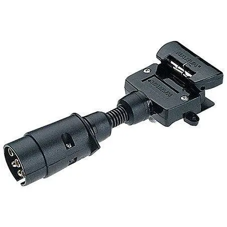 Narva 7-Pin Adaptor: Large Round (Vehicle) To Flat (Trailer) – Model 82235Bl 1