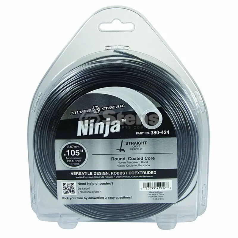 Ninja-Heavy Trimmer Line .105" (2.7 Mm) – 1 Lb 1