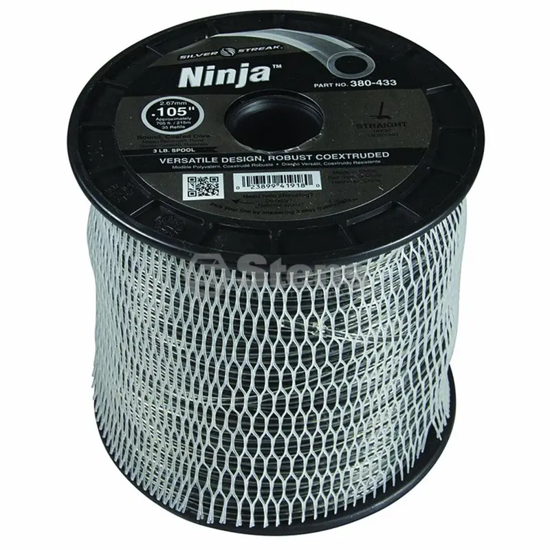 Ninja Trimmer Line – 0.105 Inch (2.7 Mm) Diameter, 3 Lb Spool 1