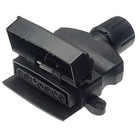 Oex 7-Pin Flat Trailer Socket – Female Plastic Housing 1