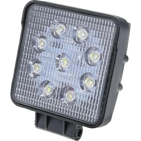 Oex Square 9-Led Worklight – Spot Beam Configuration, 1350 Lumens, 12V/24V 1