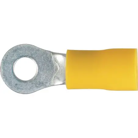 Oex Yellow Vinyl-Insulated Ring Terminal (4.3Mm Id), Pack Of 100 1