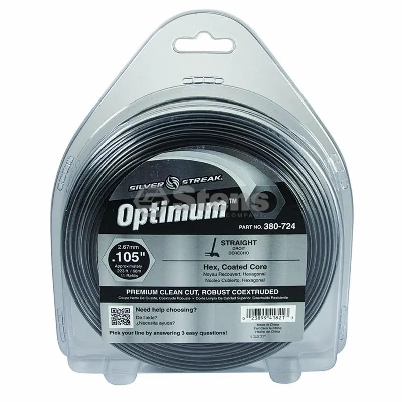 Optimum-Duty Trimmer Line .105" (2.7 Mm) – 1 Lb 1