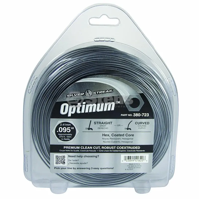 Optimum-Strength Trimmer Line .095" (2.4 Mm) – 1 Lb 1