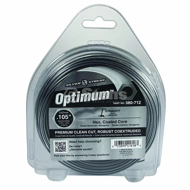 Optimum Trimmer Line – 0.105" (2.7 Mm) Diameter, 0.5 Lb Spool 1