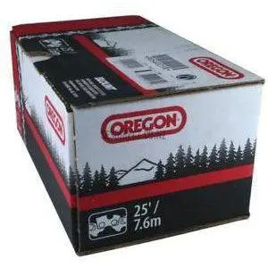 Oregon 3/8" Pitch, .063" Gauge Full-Chisel Chainsaw Chain – 25-Foot Roll (75Lgx / 75Exl) 1