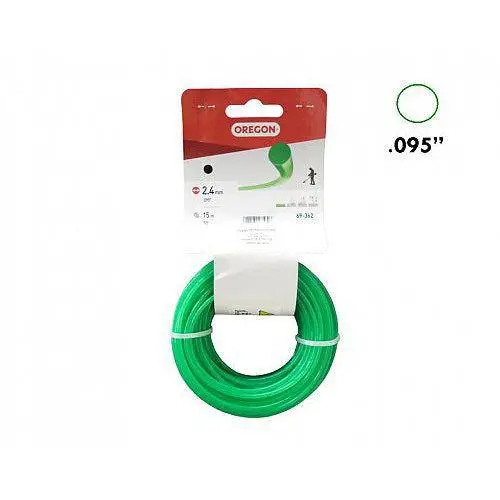 Oregon Green .095" (2.4 Mm) Round Trimmer Line 1