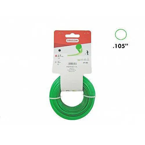 Oregon Green .105" (2.7 Mm) Round Trimmer Line 1