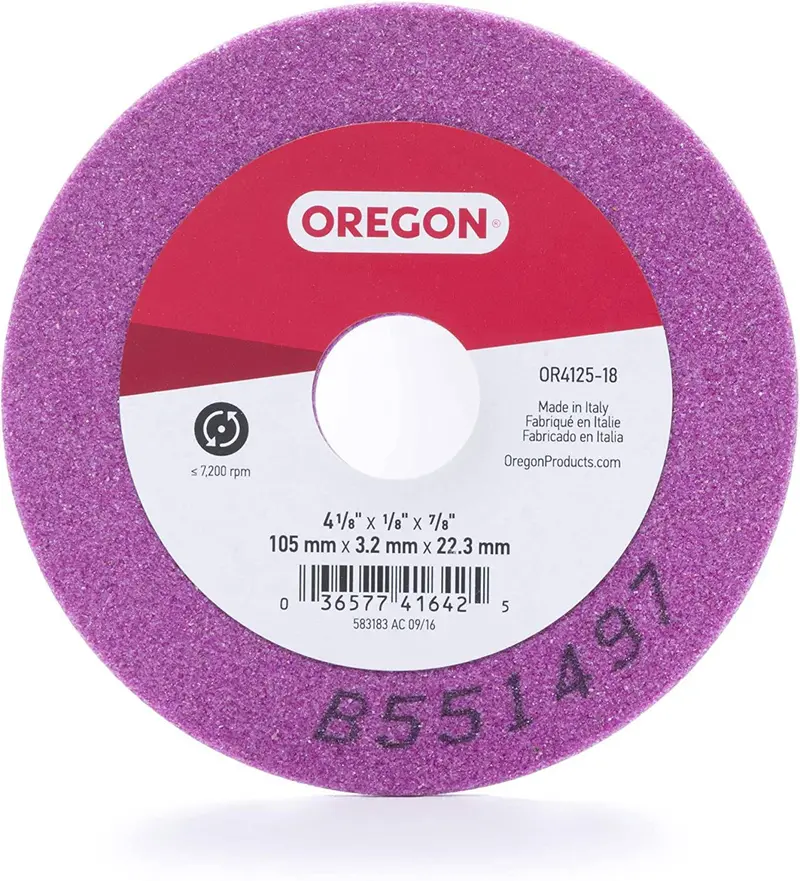 Oregon Mini Grinder Disc: 105 × 3.2 × 22.3 Mm (Fits 1/4", .325", And 3/8" Low-Pro Chains) 1