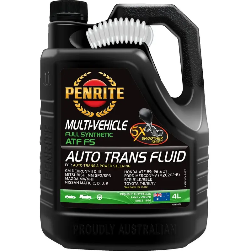 Penrite Atf Fs – Multi-Vehicle Full-Synthetic Automatic Transmission Fluid (4L) 1