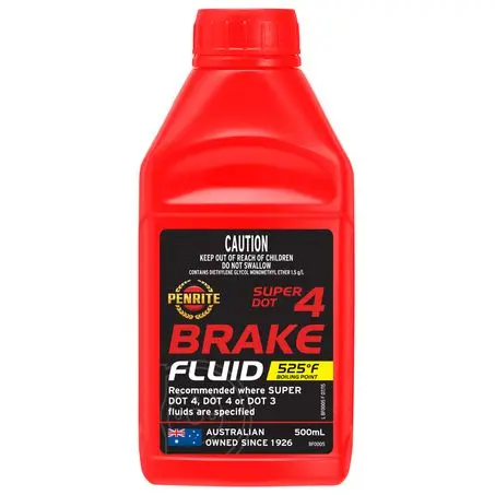 Penrite Super Dot 4 Brake Fluid – Premium 500Ml Formulation 1