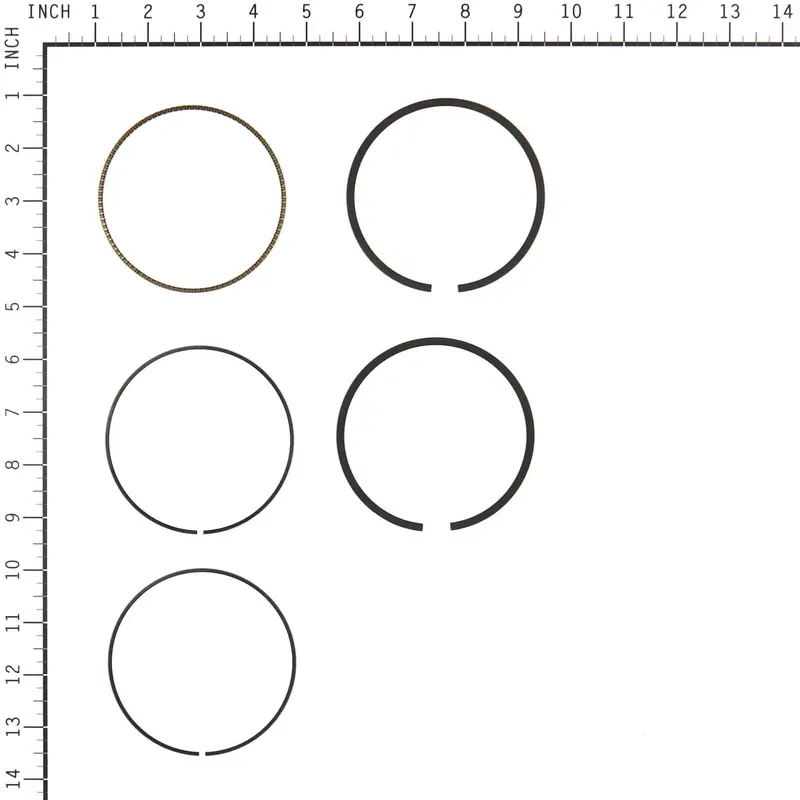 Piston Ring Set For Small Engines – Part #594437 1