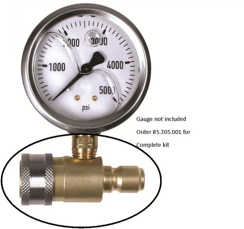 Pressure Gauge In-Line Installation Kit 1