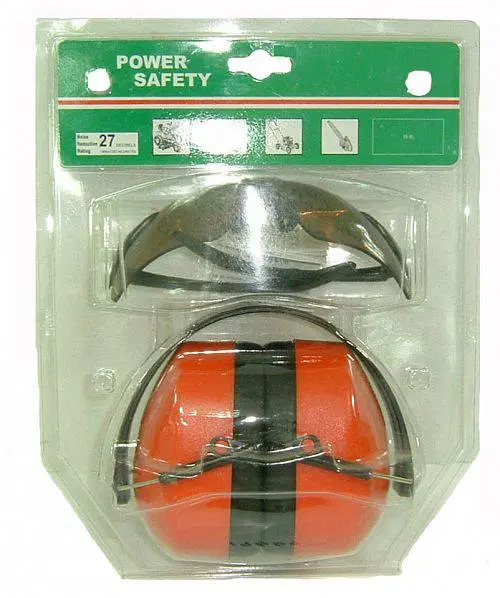 Protective Eyewear And Foldable Earmuff Combo Set 1