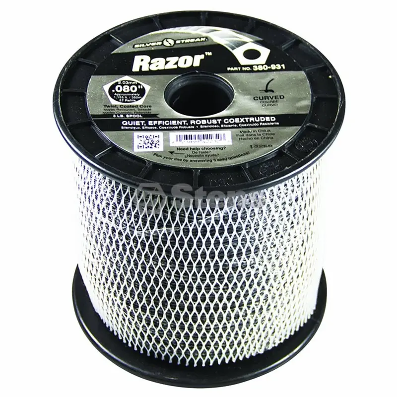 Razor-Style Trimmer Line – 0.080 Inch (2.0 Mm) Diameter, 3 Lb Spool 1