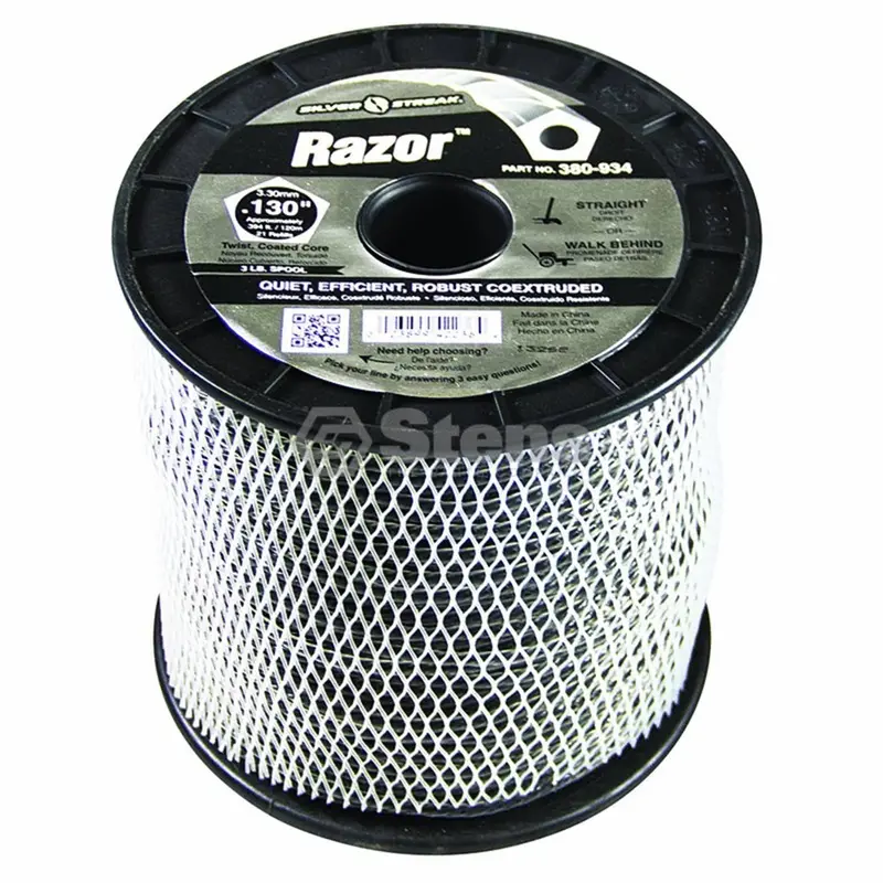 Razor-Style Trimmer Line – 0.130 Inch (3.3 Mm) Diameter, 3 Lb Spool 1