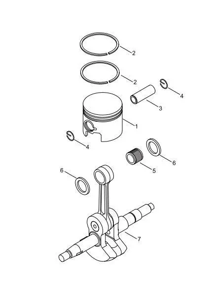 Shindaiwa Genuine Piston Ring – Part #A101000470 (Aac) 1