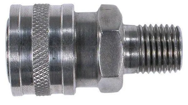 Stainless Steel 1/4" Male Quick-Connect Coupler 1
