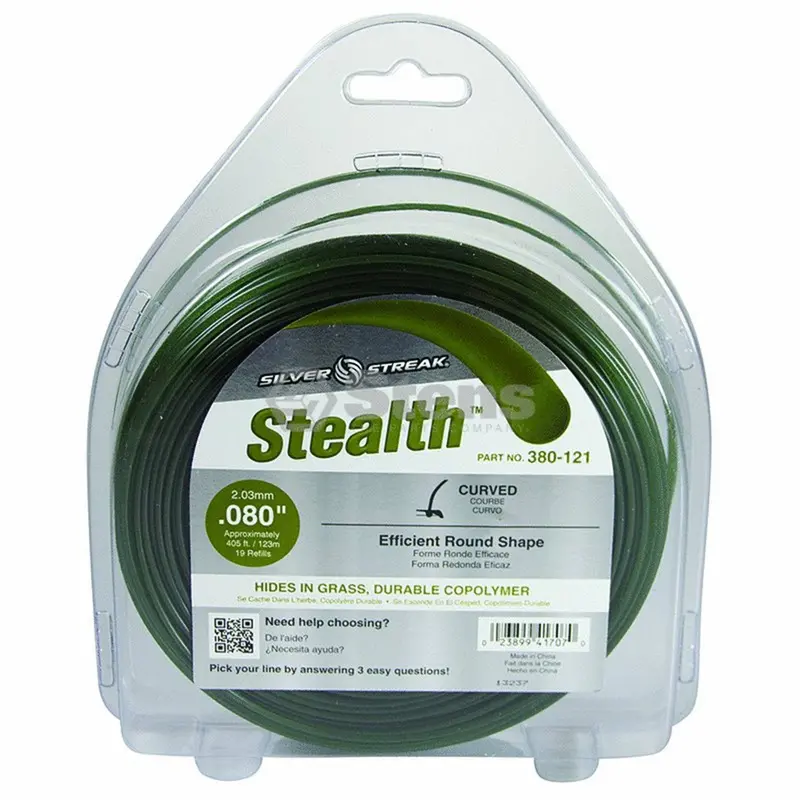 Stealth-Fine Trimmer Line .080" (2.0 Mm) – 1 Lb 1