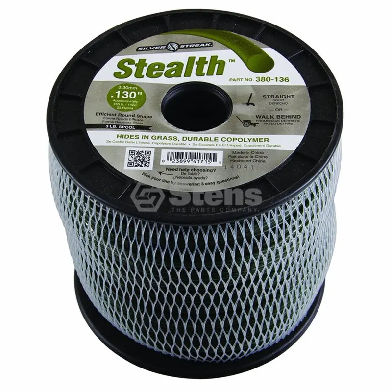 Stealth Trimmer Line – 0.130 Inch (3.3 Mm) Diameter, 3 Lb Spool 1