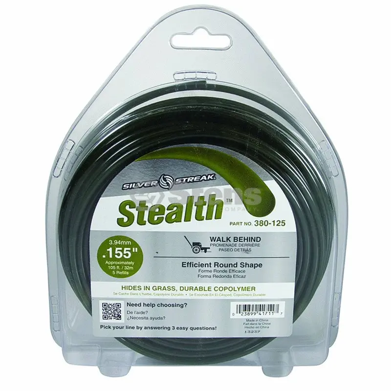 Stealth Trimmer Line – 0.155" (3.9 Mm) Diameter, 1 Lb Spool 1