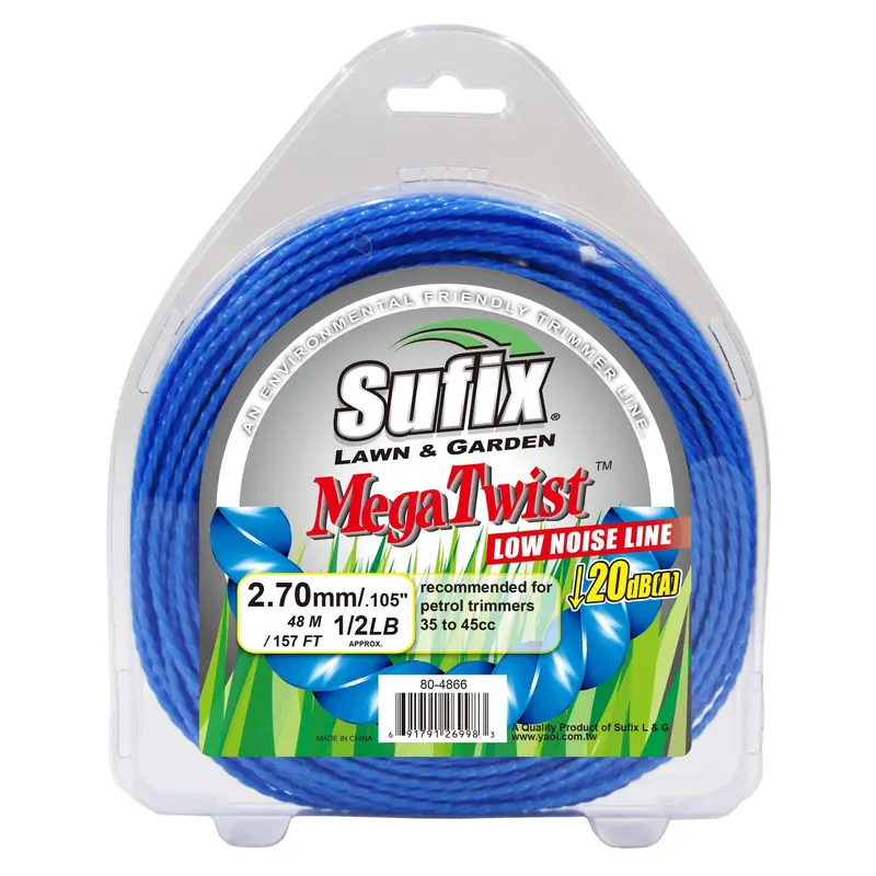 Sufix Megatwist Nylon Line .105" (2.7Mm), 0.5 Lb Clamshell Pack 1