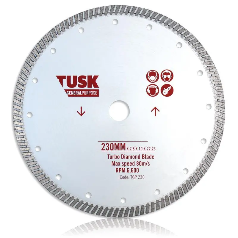 Tgp230 9-Inch Diamond Blade Designed For Concrete And Asphalt 1