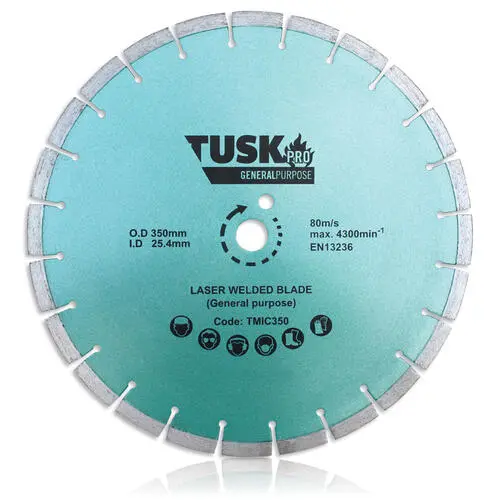 Tmic400 Concrete & Asphalt Diamond Blade – 16" Turbo Multi-Interface Cut 1