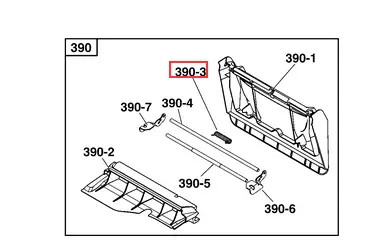 Victa Ch87157D Flap Return Spring 1