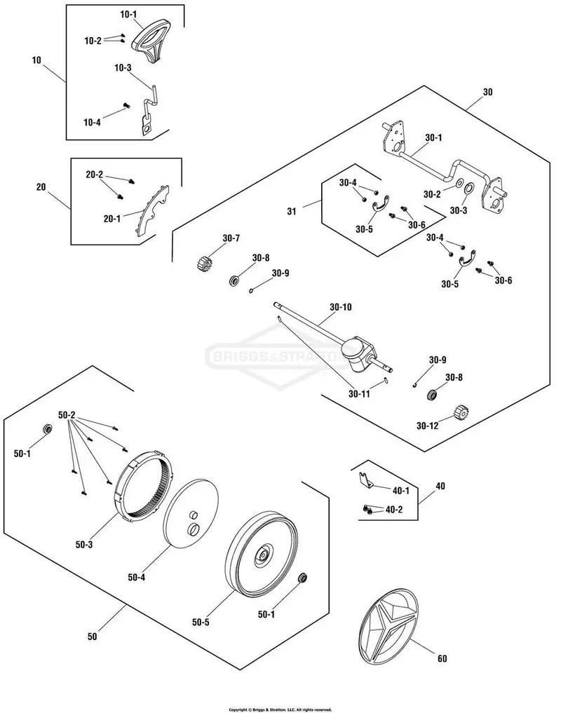 Victa Ch87645A Gearbox For Thunder 20-Inch Lawnmower 1