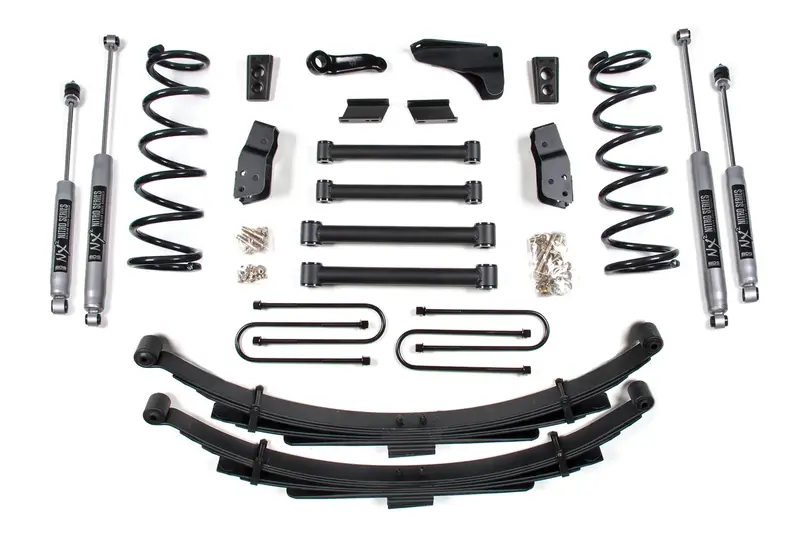Bds Suspension Bds270H 4-Inch Lift Kit With 6/5 Spring Configuration For 2006–2007 Dodge Ram Gas 4Wd 1