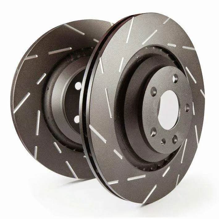 Ebc Usr7578 Slotted Brake Rotors – Engineered With Narrow Slots To Reduce Wind Noise And Improve Cooling 1