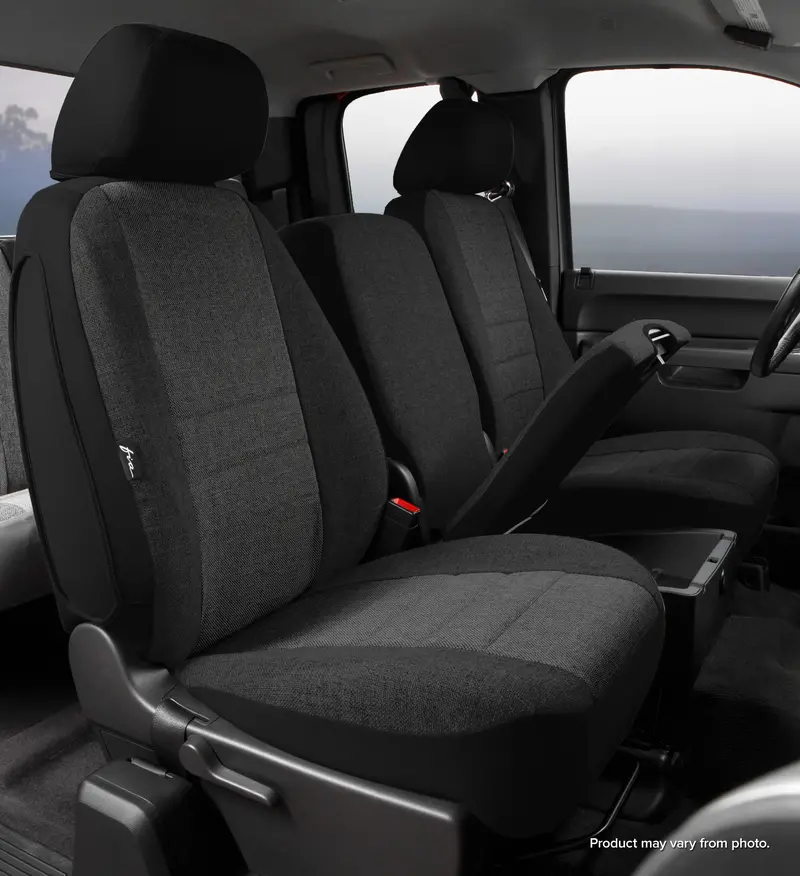 Fia Oe37-43 Charcoal Tweed Custom-Fit Front Seat Covers – Oe30 Series For Everyday Comfort 1