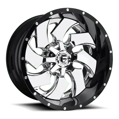 Fuel Off-Road D240 Alloy Wheel – 20X10 Inch, 6X135Mm Bolt Pattern, Chrome-Plated Gloss Black Finish, -19Mm Offset 1
