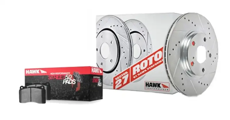 Hawk Performance Hk5233.366B Sector 27 Front Brake Kit With Hps 5.0 Pads 1