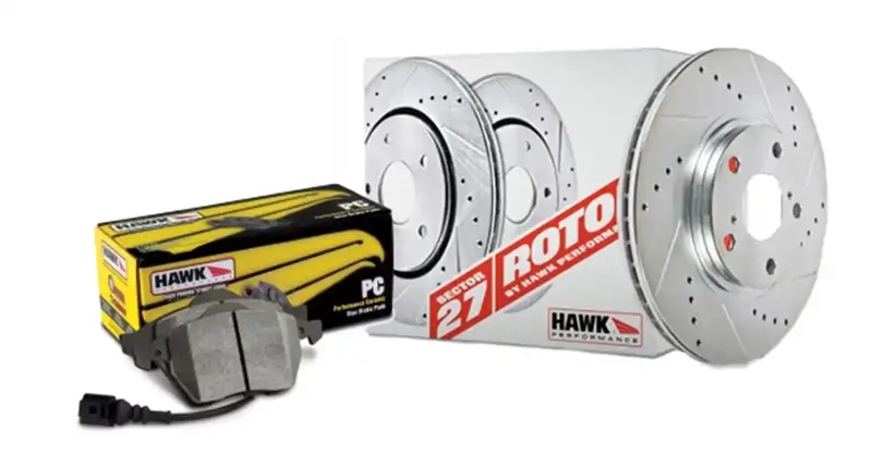 Hawk Performance Sector 27 Front Brake Kit With Performance Ceramic Pads (Hk4475.563Z) 1
