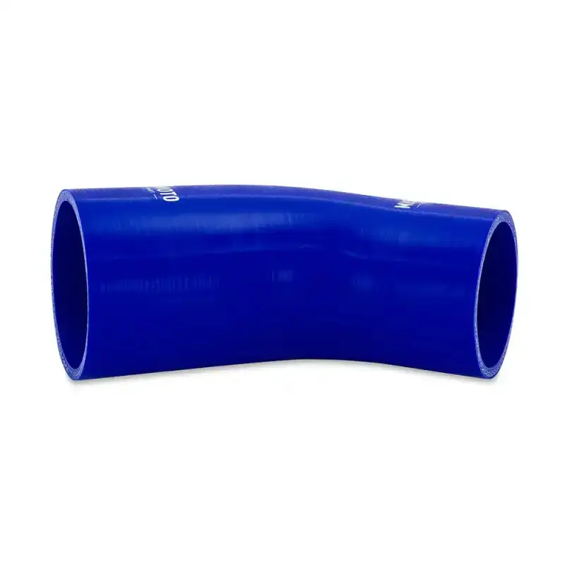 Mishimoto 45° Silicone Reducer Coupler – 2.5" To 2.75", Blue 1