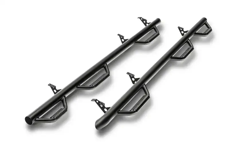 N-Fab C07105Qc-6-Tx Wide-To-Wide Nerf Step Kit With Bed Access – 3-Step, Fits 2007–2013 Silverado/Sierra 1500 & 2007–2010 Hd 8' Extended Cab (Texas Black) 1