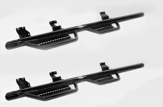 Ranch Hand Rsf171C6B4W Wheel-To-Wheel Nerf Bars With Drop-Down Steps – No Drilling Required 1