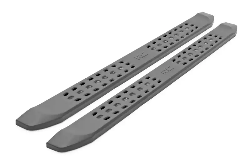 Rough Country Rpt2 Running Boards – 85" Long, 4-Step Side Steps With Textured Finish 1