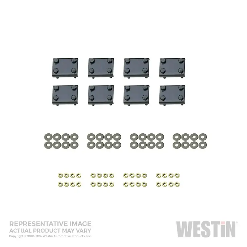 Westin Premier Oval Nerf Step Mount Kit – Compatible With Quad Cab & Crew Extended Cab Trucks 1